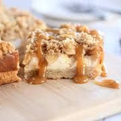 Caramel Apple Cheesecake Bar