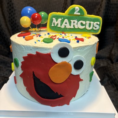 Elmo Cake