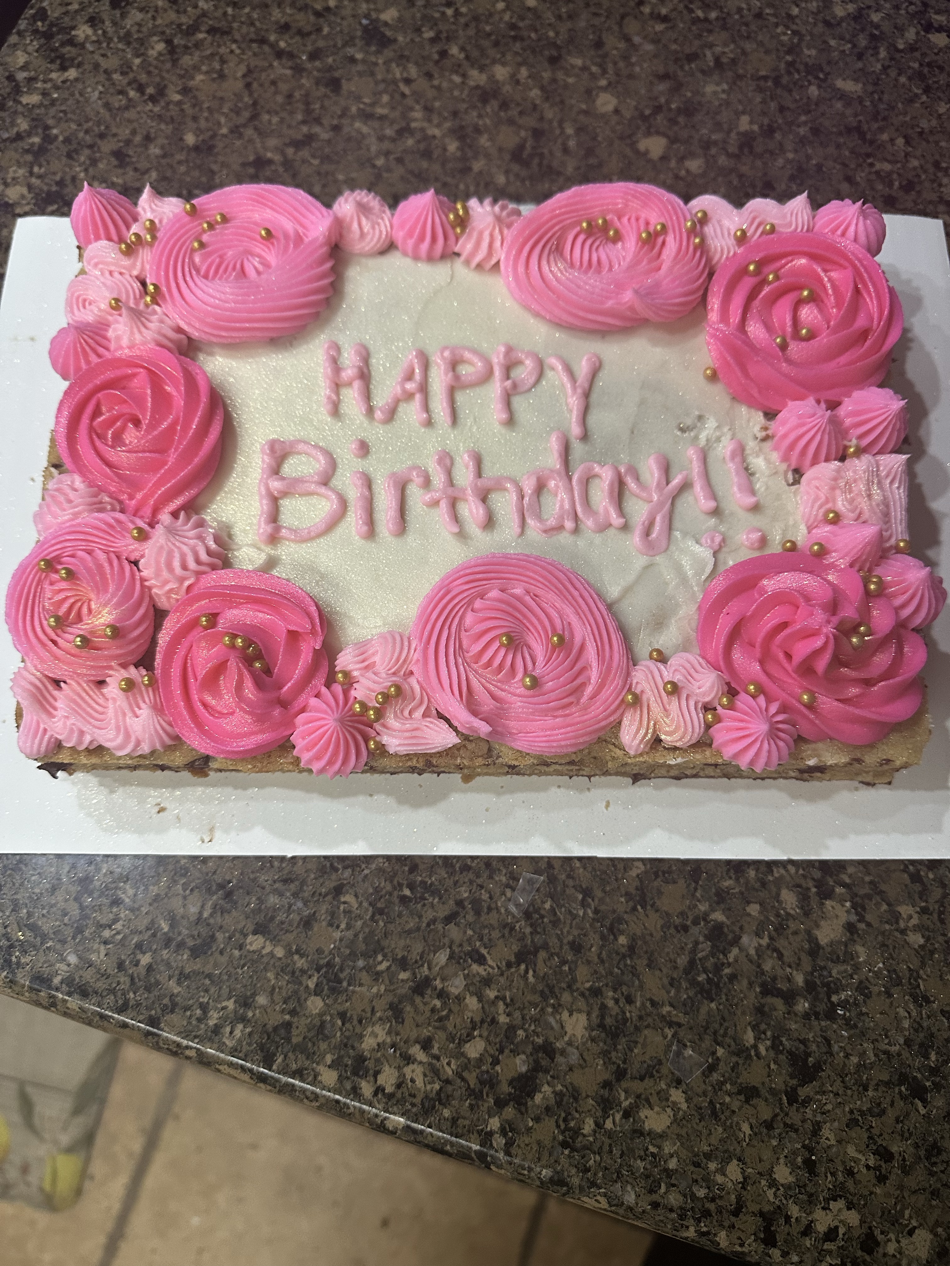 2 Layer Cookie Cake