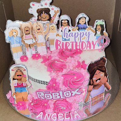 Girl Roblox Cake