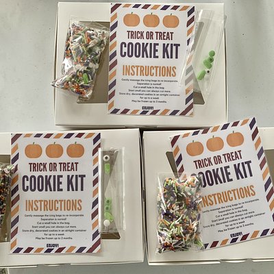 Trick Or Treat Cookie Kits