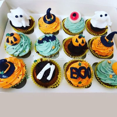 Cupcakes Halloween 🎃 Icing/fondant