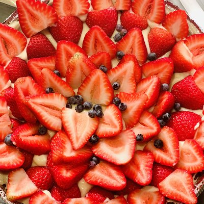 Strawberry Fruit Tart 🍓 