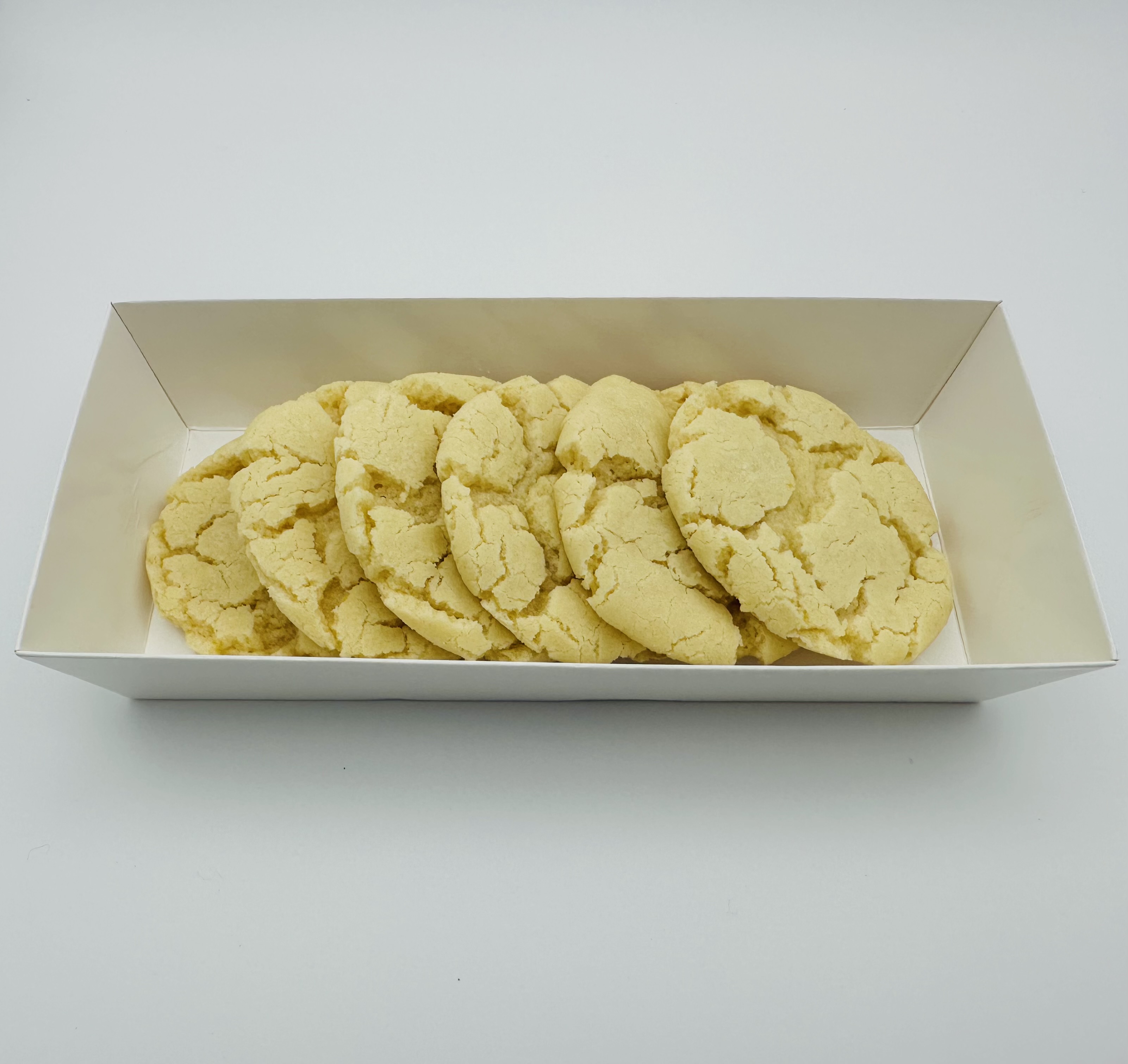 6 Lemon Crinkle Cookies