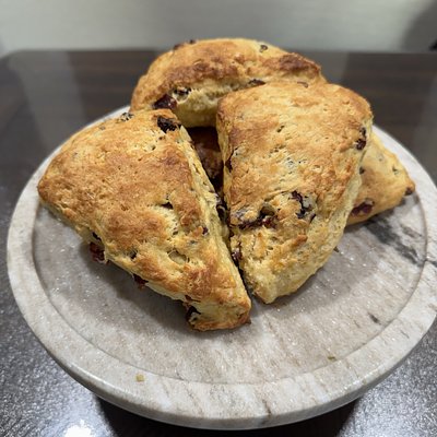 Cranberry Orange Scone