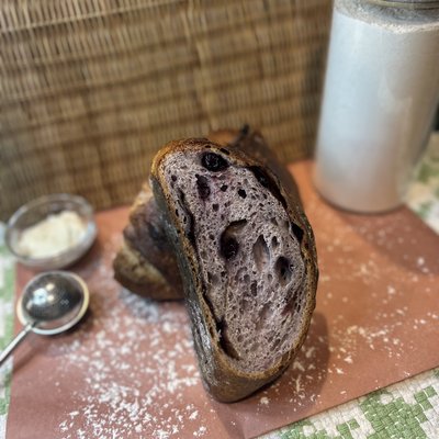 Blueberry Cinnamon Sugar Swirl Sourdough 