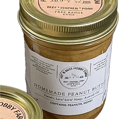 Homemade Peanut Butter (8oz)