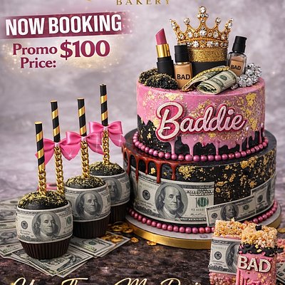 32 Serving Cake promo With Treats 
