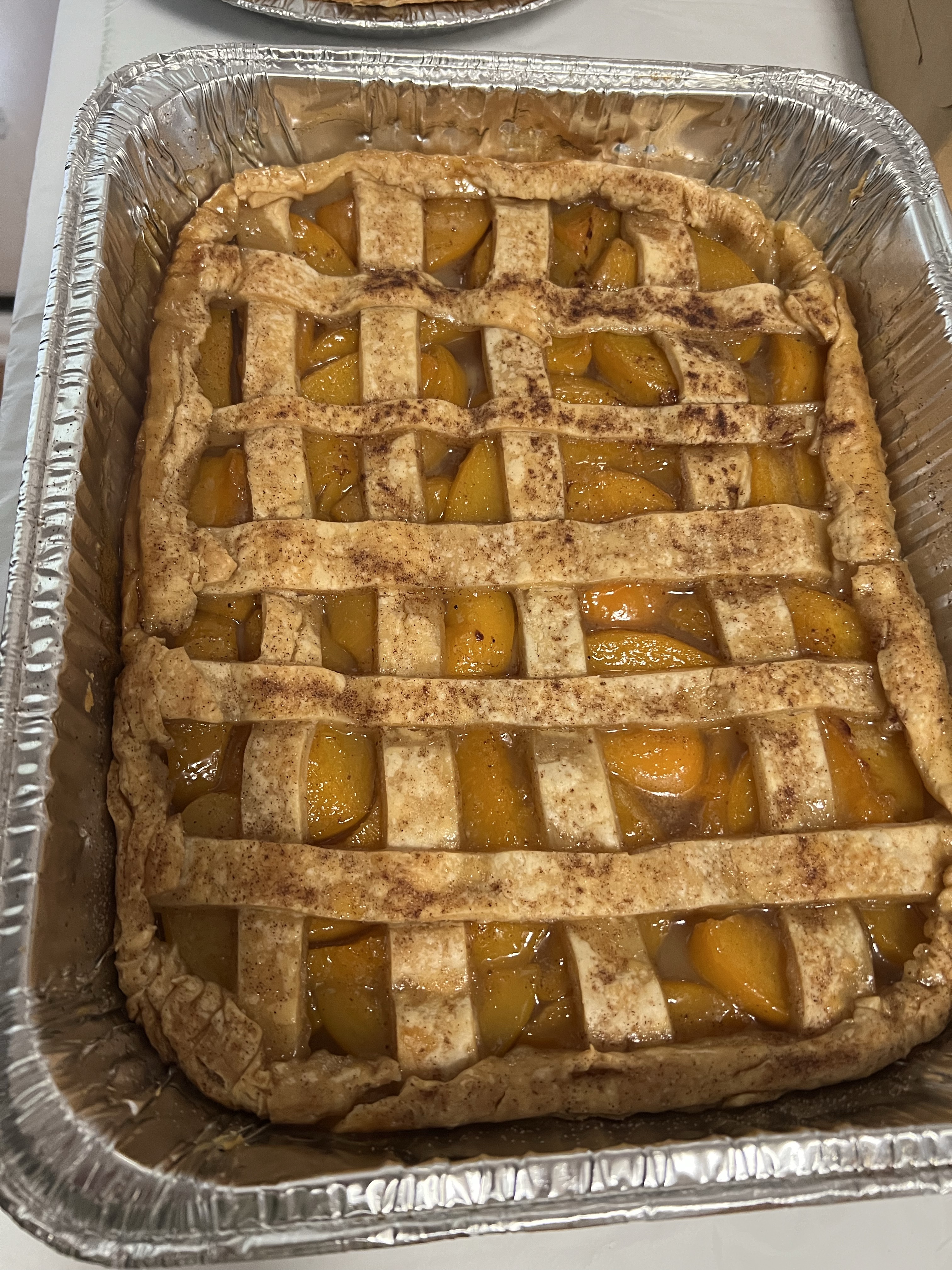 Peach Cobbler Full Pan