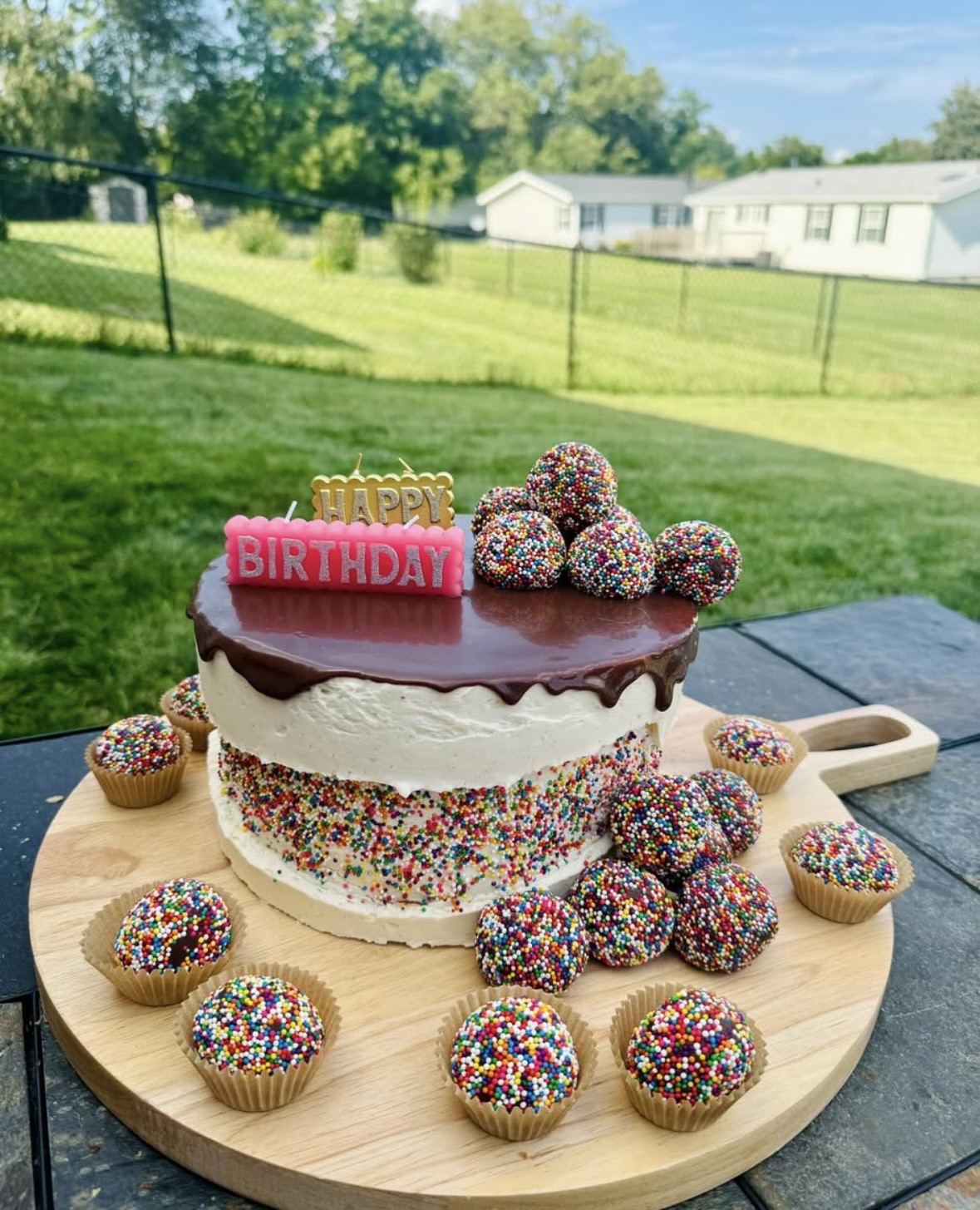 8in Brigadeiro Drip Cake 