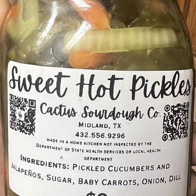 Sweet Hot Pickles - 16 Oz Jar