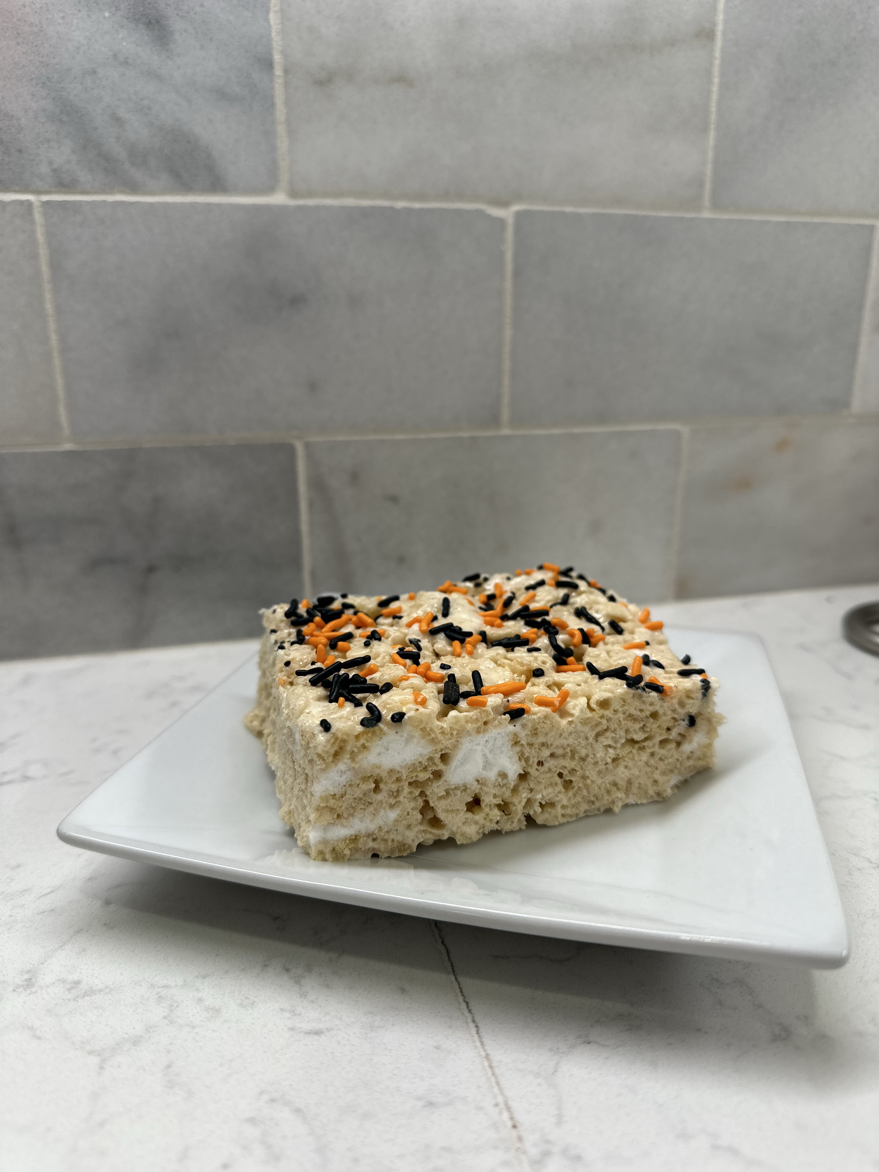 Brown Butter Rice Crispy Treat