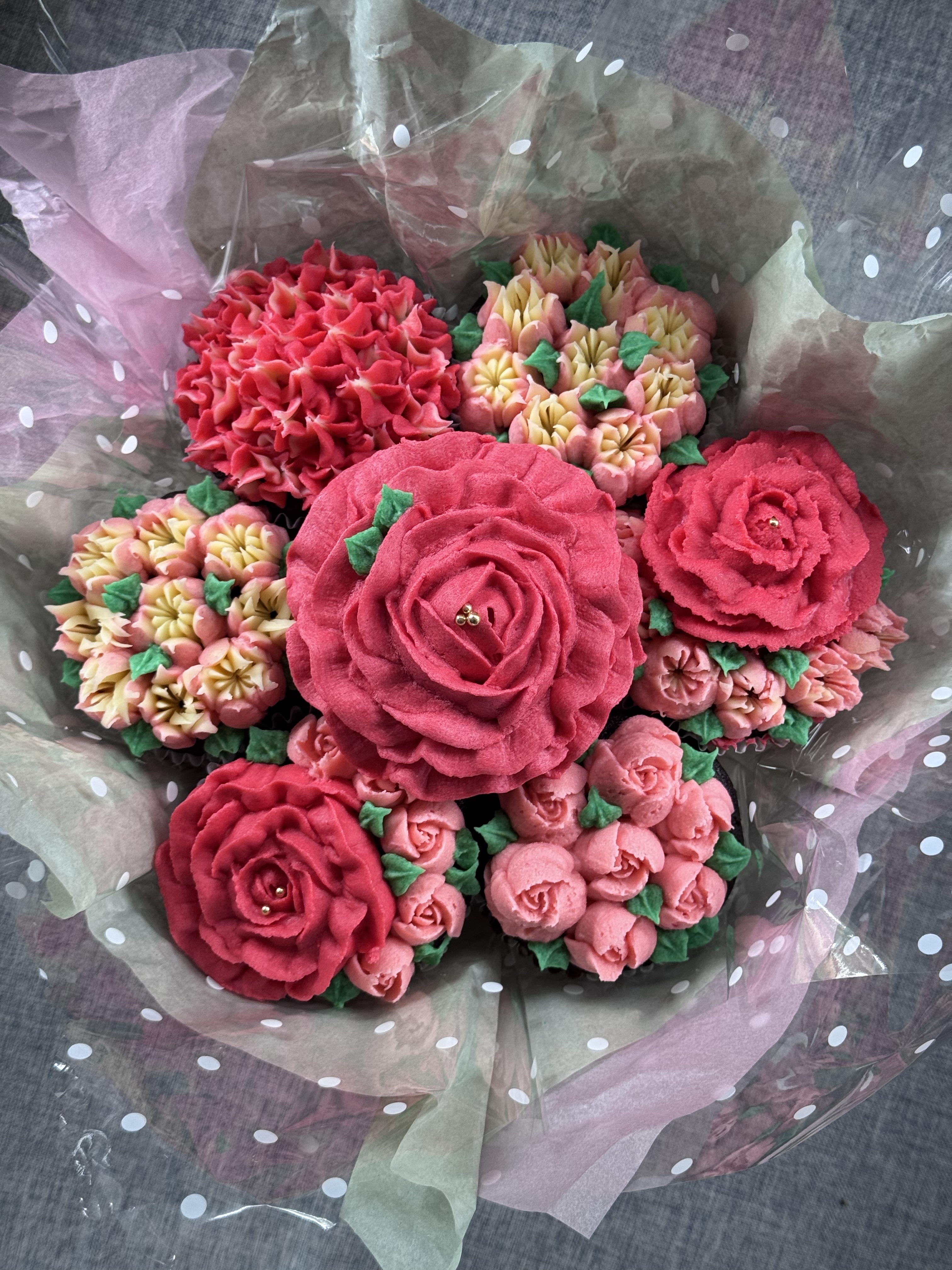 Floral Bouquet Cupcakes - 7 Bouquet