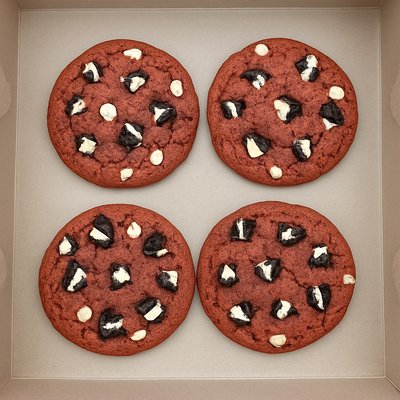 Red Velvet With White Chocolate & Oreos