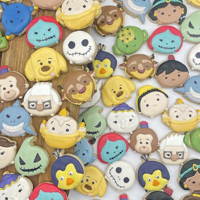 Mini Decorated Sugar Cookies 