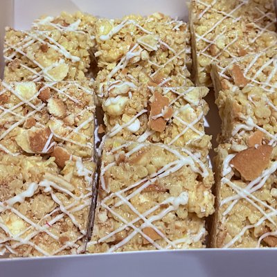Banana Pudding Rice Krispy Treats