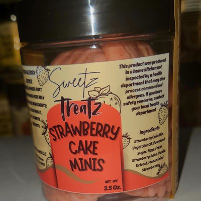 Strawberry Cake Mini Cookies