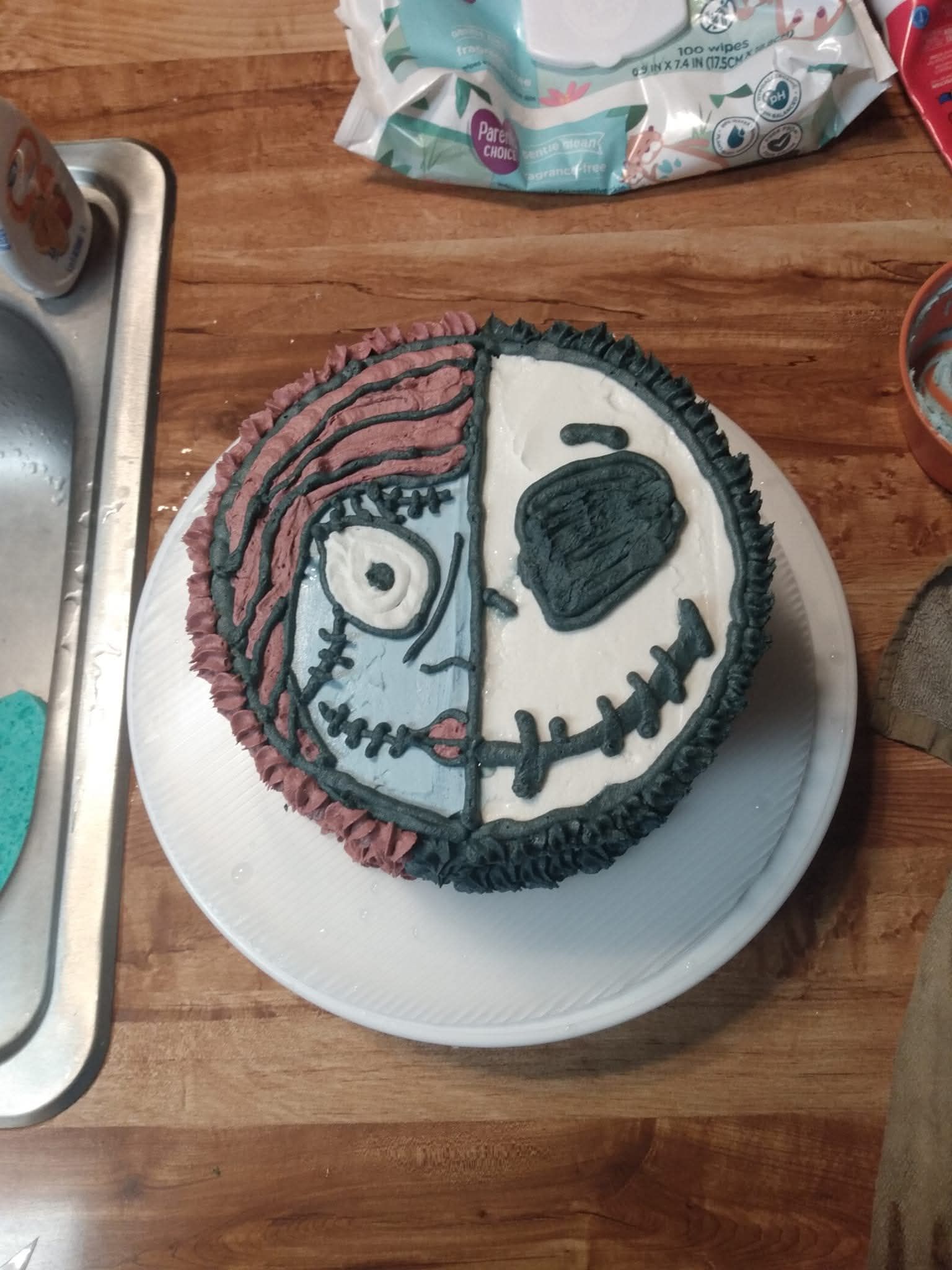 1 Tier Cake. 6 Inch Round