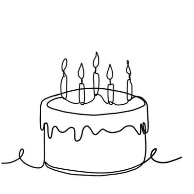 8” cake 