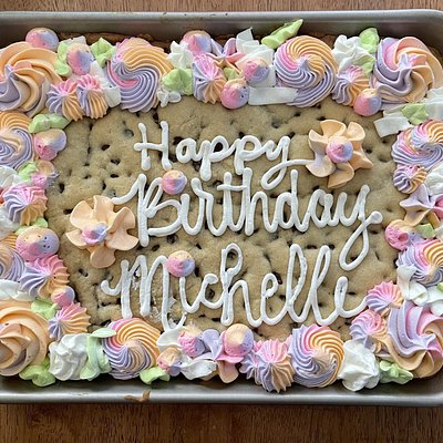 1/4 Sheet Cookie Cake 