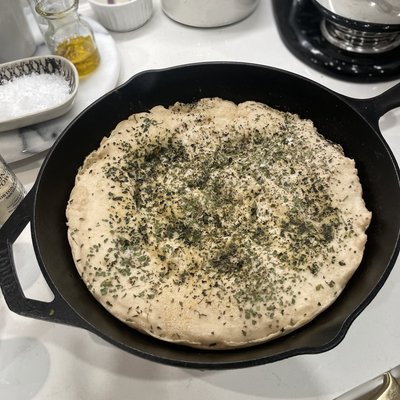GF Discard Seasoned Pizza Crust 