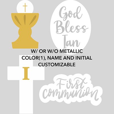First Communion - With Metallic
