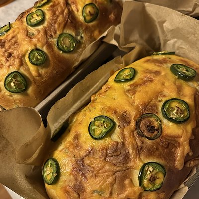 Jalapeno Cheddar Bread Loaf