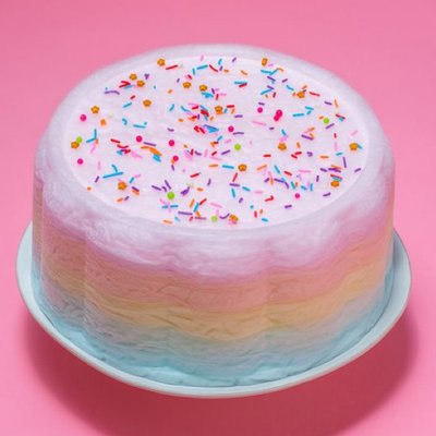 Sugar Cloud Cake 