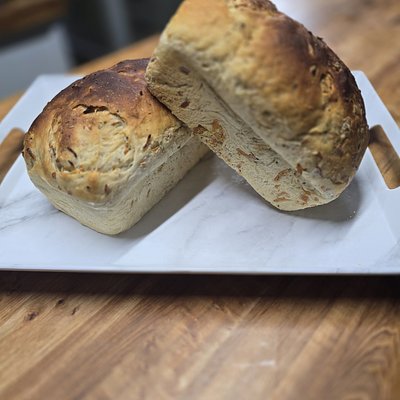 Regular Size Italian Herb & Cheese Sourdough Bread