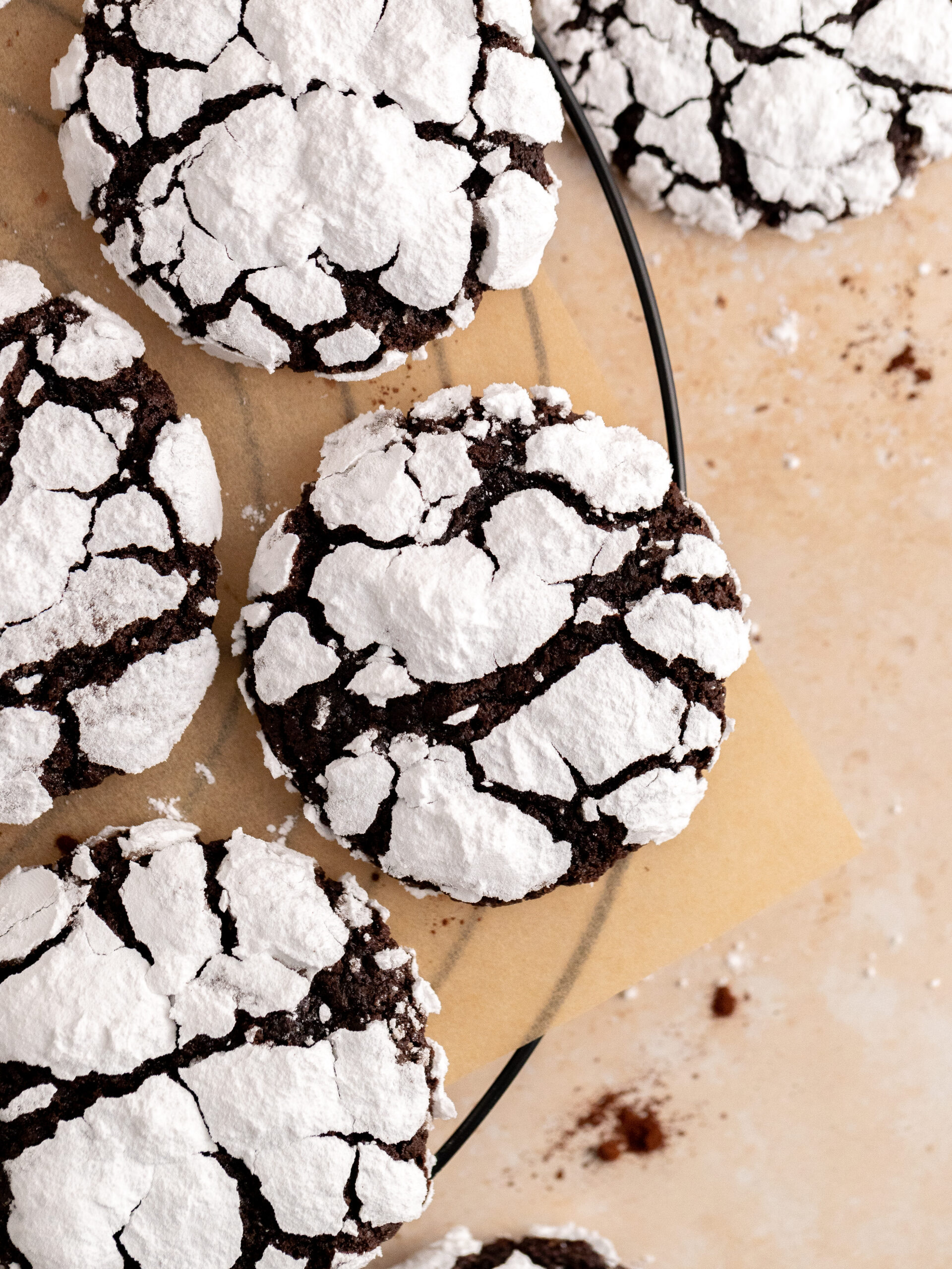 Brownie Crinkle Cookies 