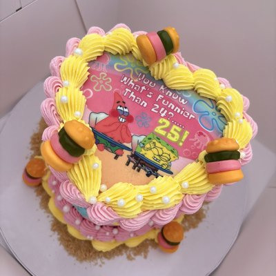 Custom 6” Heart Cake