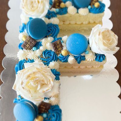 Letter Cake- Customizable 