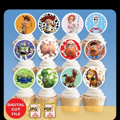 Toy Story Images For Cake Pucks 2”