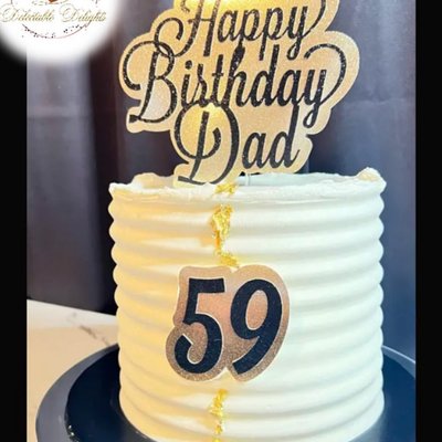 Standard 8 Inch Birthday Cake 