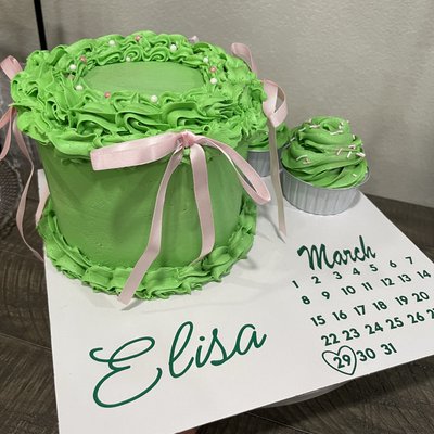 Birthday Set-2 Layer 6” Cake 