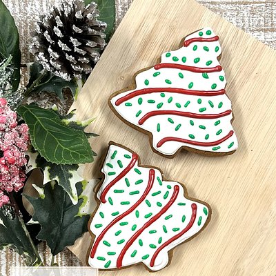 Christmas Tree Cake Cookie Set