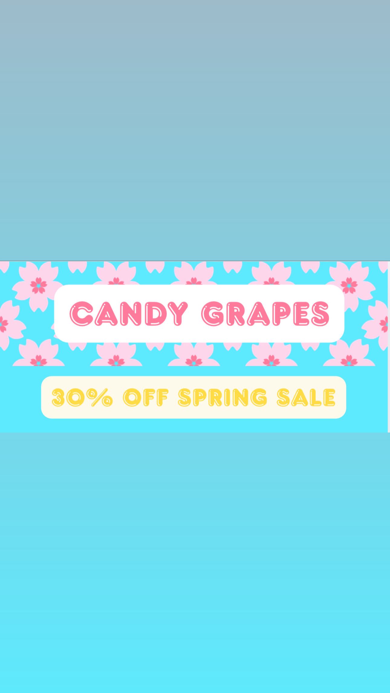Big Large Candy Grape Tray 