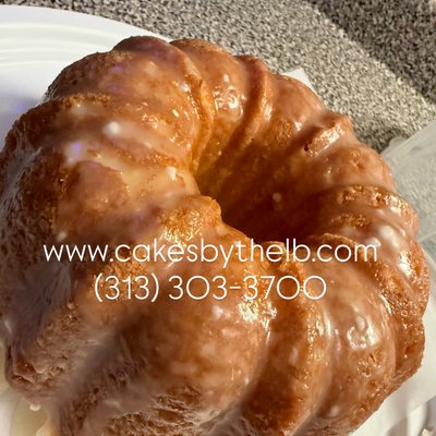 Lemon Cream Cheese Pound Cake (Full Size)