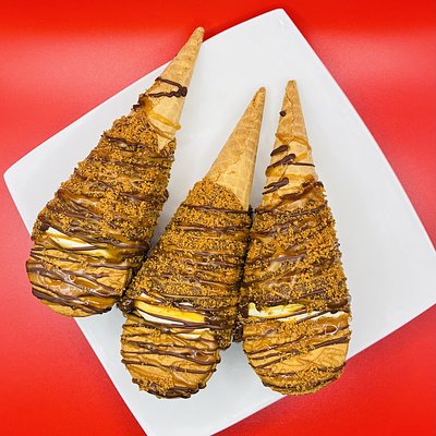 Set Of 3 The Biscoff Cheesecake Cone Experience