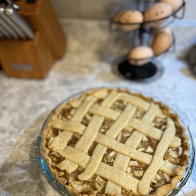 GF Sourdough Pie Crust (top & bottom crusts)