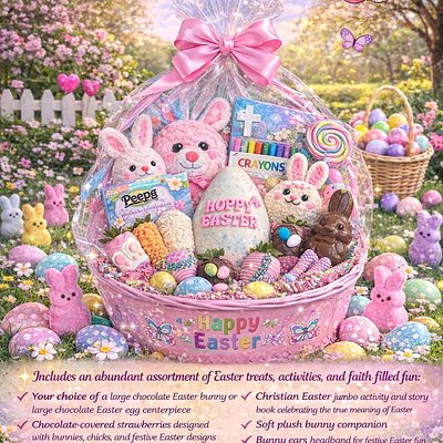 Premium Faith Easter Basket