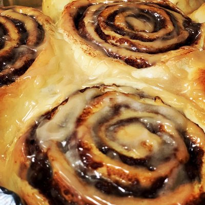 Dark Chocolate Espresso Cinnamon Rolls