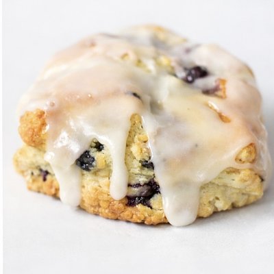 Blueberry lemon Glaze scones x3