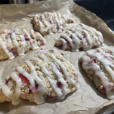 Strawberry Scone