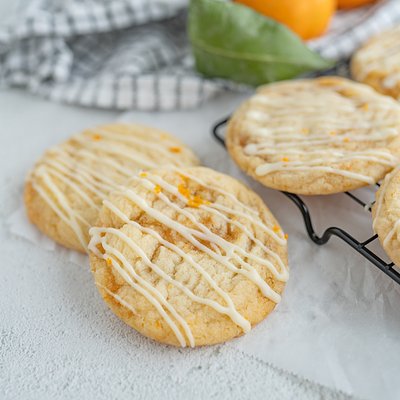 Orange Sweet Roll Cookies