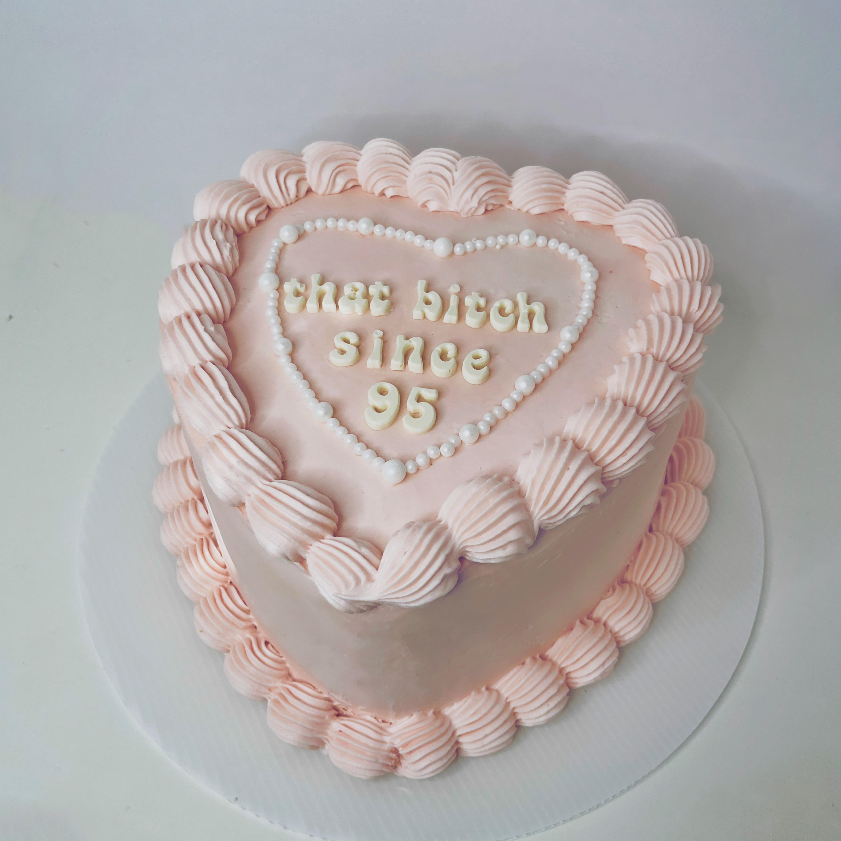 8in Heart Cake