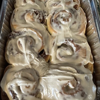 Brown Butter Sourdough Cinnamon Rolls With Cream Cheese Frosting