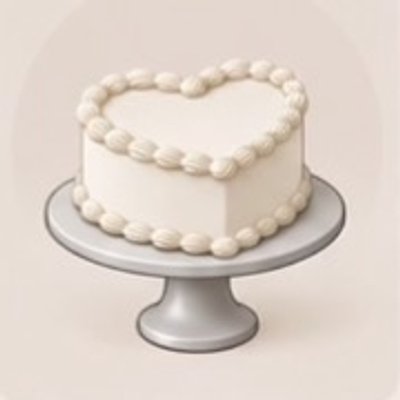 6 in Heart Cake (2 Layer) 