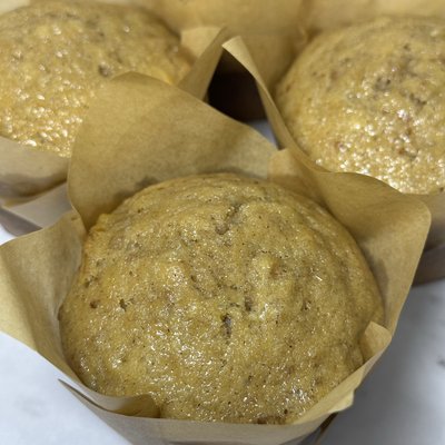 Banana/Banana Nut Sourdough Muffins