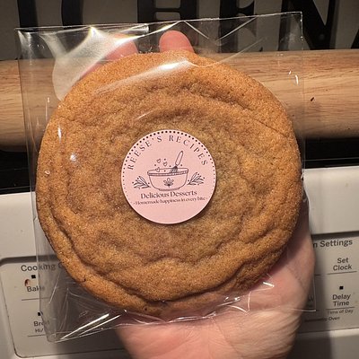 Half Dozen Jumbo Snickerdoodle Cookies